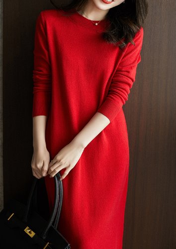 [수입명품ST여성의류] 201126-09XX DRESS 4컬러 캐시미어니트원피스