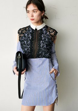 [명품스타일쇼핑몰] 190325-76DD DRESS 마니민 원피스