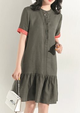 [수입명품ST여성의류] 190409-10XX DRESS 라운드넥원피스