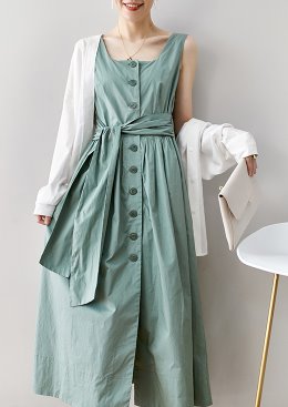 [명품스타일여성의류] 190415-100YY DRESS 엠브렐 코튼원피스