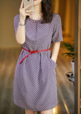 [수입명품ST여성의류] 190704-37XX DRESS 큐브실크원피스