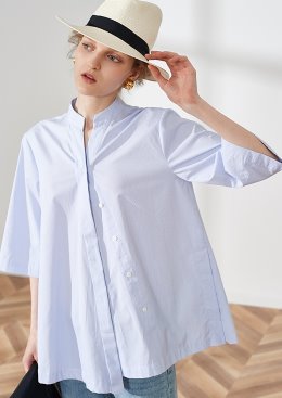 [수입명품ST여성의류] 190730-40OO TOP 피크코튼셔츠
